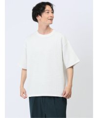 m.f.editorial/ランダムジャガード クルーネック半袖Tシャツ メンズ Tシャツ カットソー カジュアル インナー トップス ギフト プレゼント/506599154