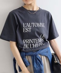 le.coeur blanc/AUTOMNE ロゴプリントTシャツ/506561343