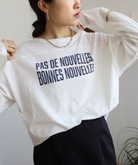 le.coeur blanc/BONNES VOUVELLES ロゴプリントTシャツ/506730195