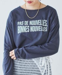 le.coeur blanc/BONNES VOUVELLES ロゴプリントTシャツ/506730195