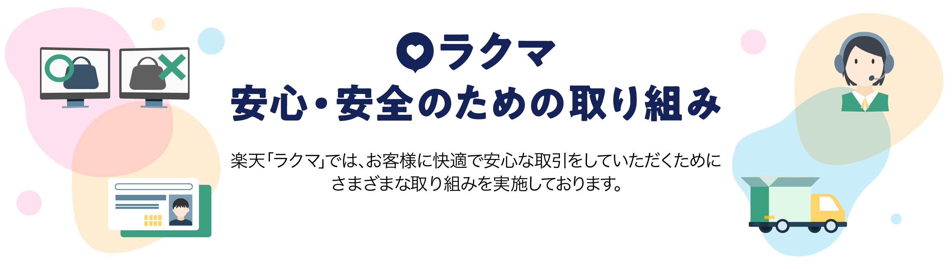 楽天ラクマ 安心・安全のための取り組み