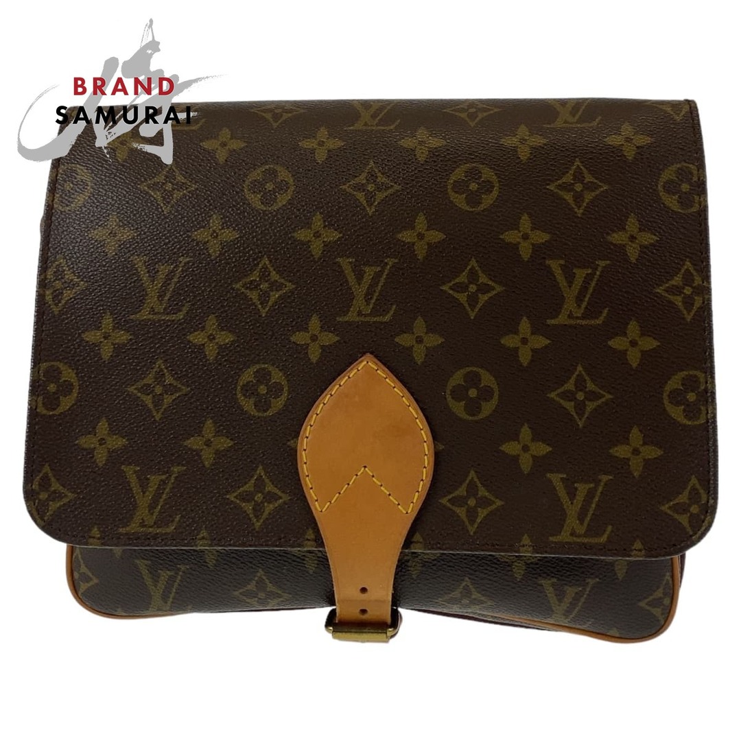 LOUIS VUITTON(ルイヴィトン)のLOUIS VUITTON ルイヴィトン モノグラム カルトシエール ブラウン ゴールド金具 PVC M51252 ショルダーバッグ 斜め掛け 2way レディース 406314 【中古】 レディースのバッグ(ショルダーバッグ)の商品写真