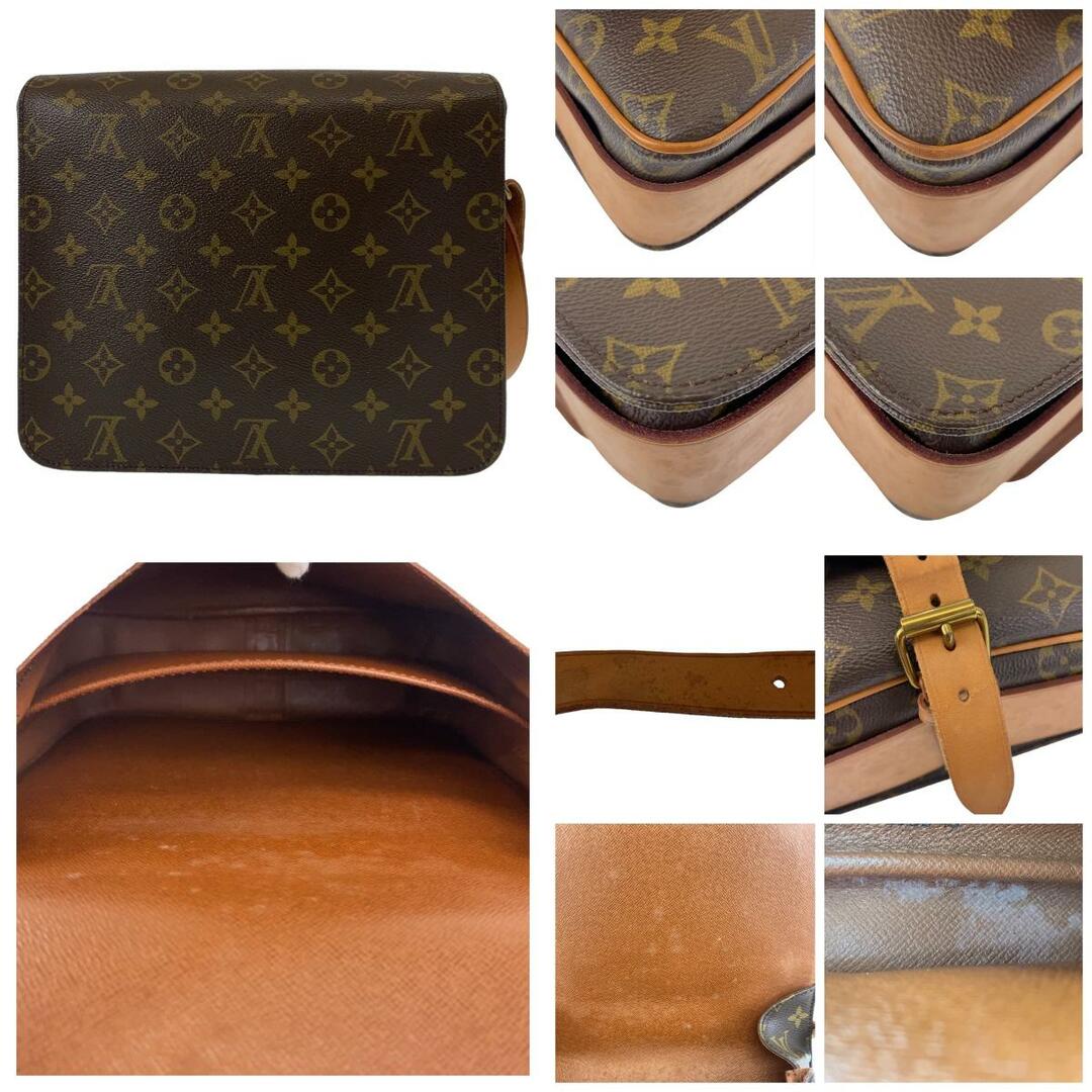 LOUIS VUITTON(ルイヴィトン)のLOUIS VUITTON ルイヴィトン モノグラム カルトシエール ブラウン ゴールド金具 PVC M51252 ショルダーバッグ 斜め掛け 2way レディース 406314 【中古】 レディースのバッグ(ショルダーバッグ)の商品写真