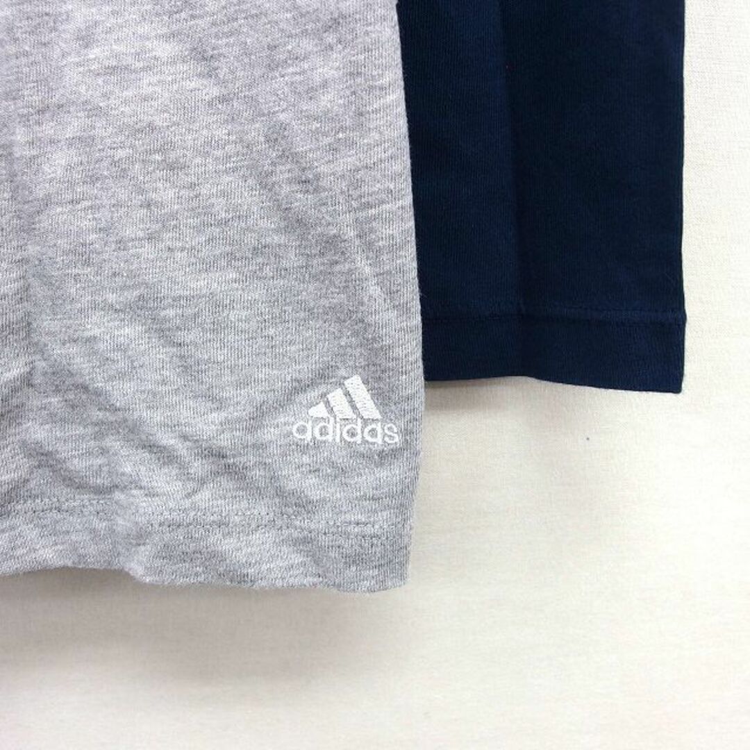 adidas(アディダス)のアディダス adidas 国内正規品 Tシャツ カットソー バイカラー ロゴ レディースのトップス(Tシャツ(長袖/七分))の商品写真