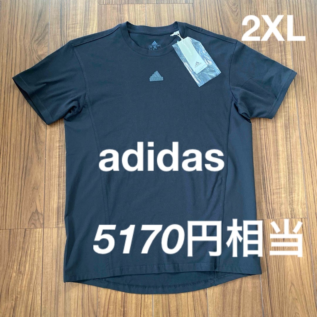 adidas(アディダス)の新品タグ付き　メンズ　adidas アディダス　Tシャツ  2XLサイズ メンズのトップス(Tシャツ/カットソー(半袖/袖なし))の商品写真