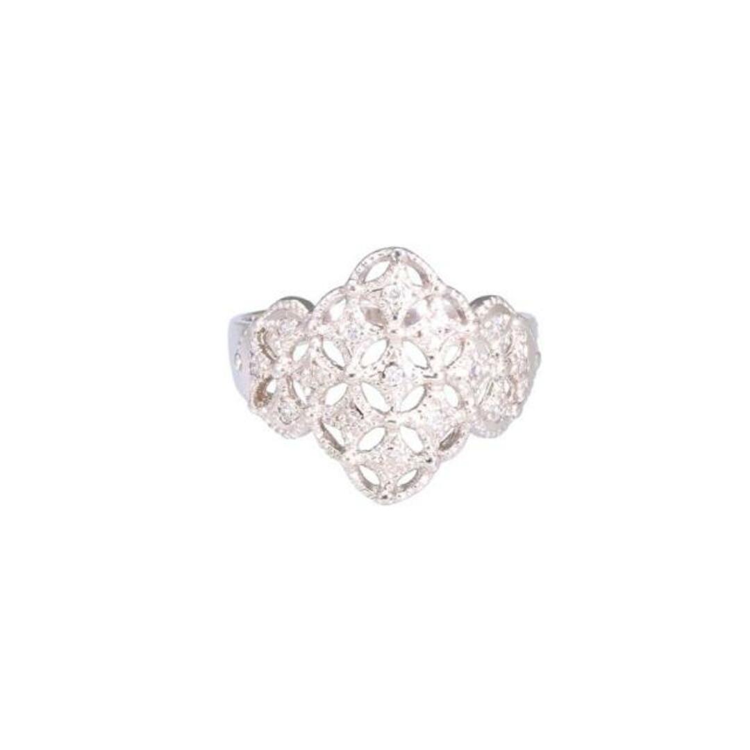 PT900ダイヤリング0.10ct/Aランク/81【中古】 レディースのアクセサリー(リング(指輪))の商品写真