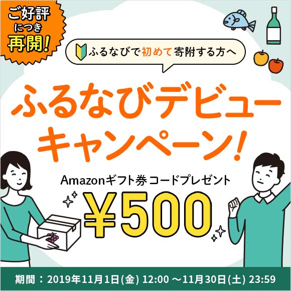 【ご好評につき再開！】ふるなびで初めて寄附をする方へ ふるなびデビューキャンペーン