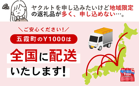 【ふるなび限定】【全国配送可能】ヤクルトの「Y1000」24本セット（6本入り×4パック）／ 乳製品乳酸菌飲料 茨城県 ヤクルト ヤクルト1000 ヤクルトY1000 ヤクルト１０００ ヤクルト乳酸菌飲料 Y1000 FN-Limited