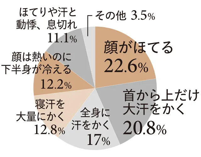 ホットフラッシュはどんな症状ですか？