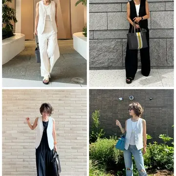 今夏大活躍ジレ！6styles