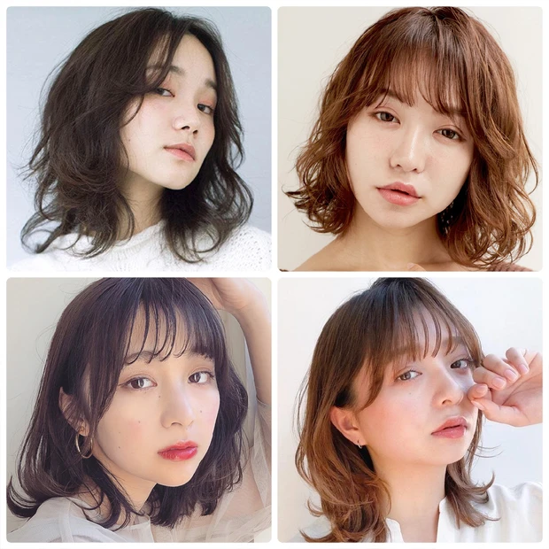 ミディアムヘア×パーマの髪型・ヘアスタイルまとめ【最新ヘアカタログ】