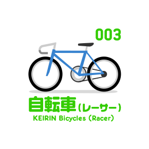 競輪の基礎知識 自転車（レーサー