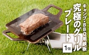 キャンプ、BBQ用鉄板『究極のグリルプレート』