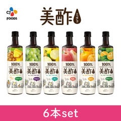 美酢(ミチョ)6本セット(パイナップル・マスカット・レモン・もも・みかん・カラマンシー) 送料無料 【BTZE】