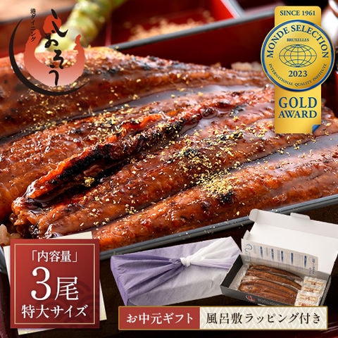 お中元ギフトセット 鰻 うなぎ 蒲焼き 国産鰻 無頭 国産 特大サイズ 約200g×3尾 ウナギ 食べ物 国産ウナギ グルメ うなぎの蒲焼 鰻の蒲焼 うなぎ蒲焼 国産うなぎ 旬の味覚 ウナギ蒲焼き カット 贈り物 贈答 化粧箱