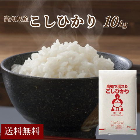 新米 令和6年産 10kg 高知県産コシヒカリ (5kg×2袋) 米 送料無料 令和6年