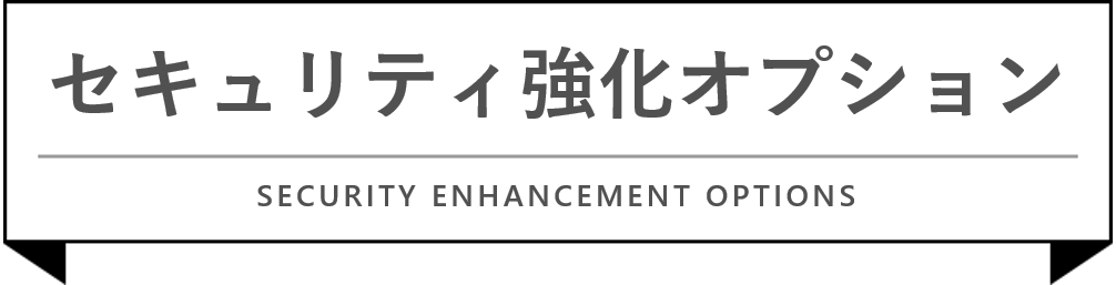 セキュリティ強化オプションタイトル