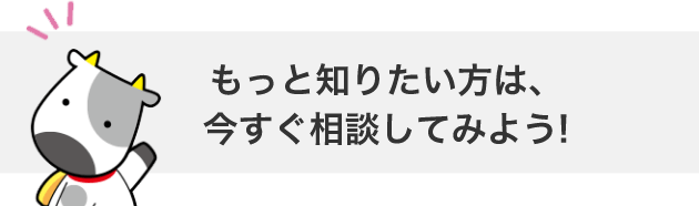 もっと知りたい方は、今すぐ相談してみよう!