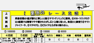 栗田のレース見解