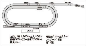 盛岡競馬場：レースコース