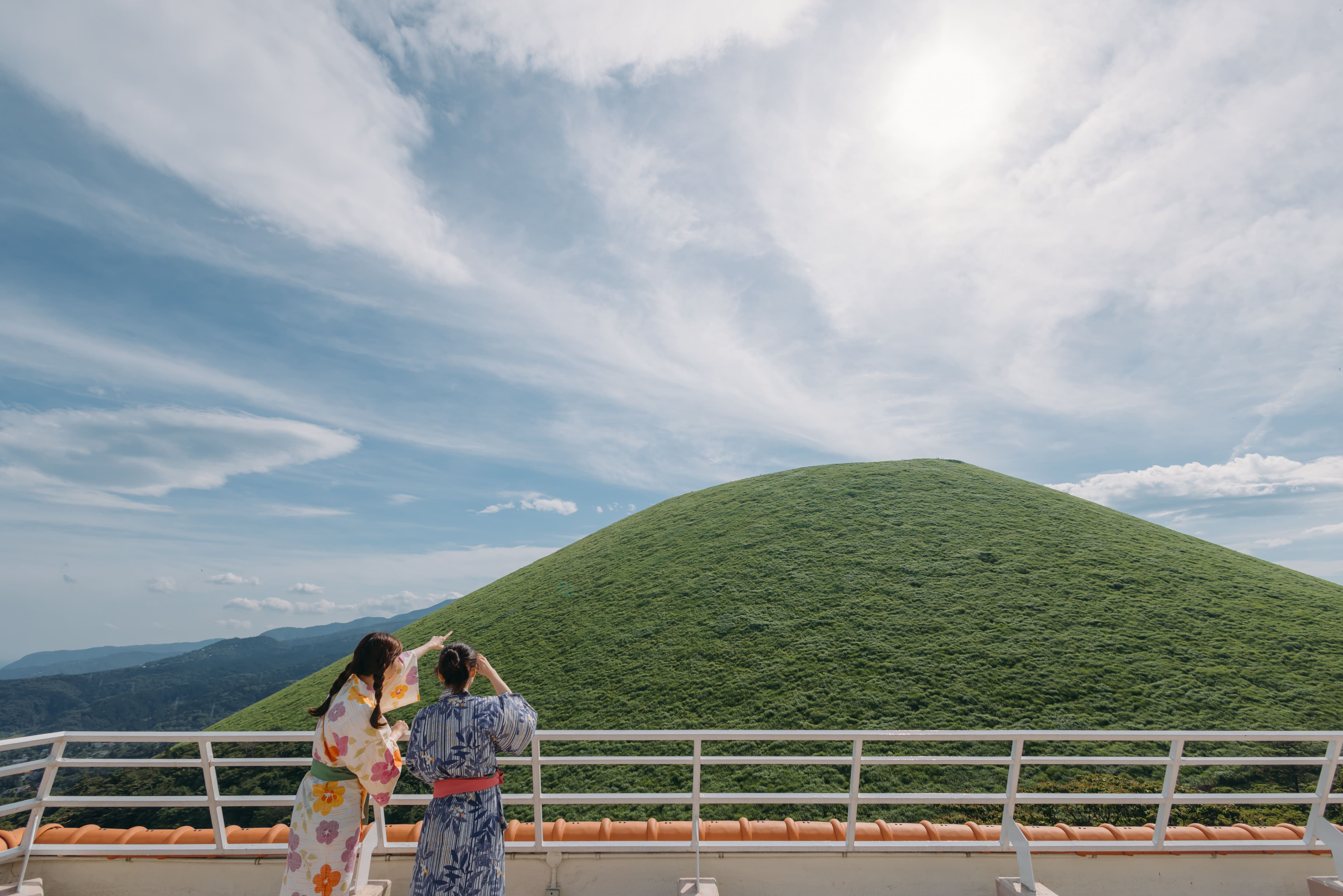 目の前の眺望に、時間を忘れてゆっくりと寛ぐ。