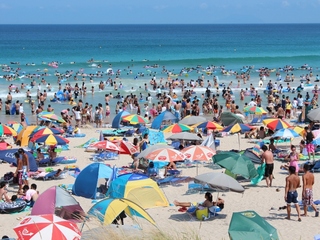 夏の白浜海水浴場