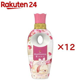 レノア ハピネス 夢ふわタッチ 柔軟剤 アンティークローズ 本体 ディズニーコラボ(400mL×12セット)【レノアハピネス】