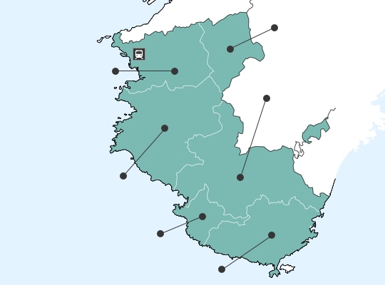 和歌山県の地図