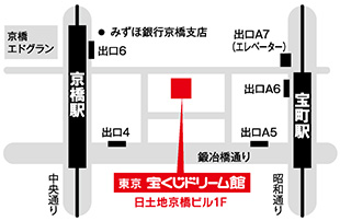 東京宝くじドリーム館アクセス