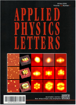 (Journal cover, Applied Physics Letters) Volume 89 Issue 20 (2006)