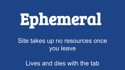 Ephemeral