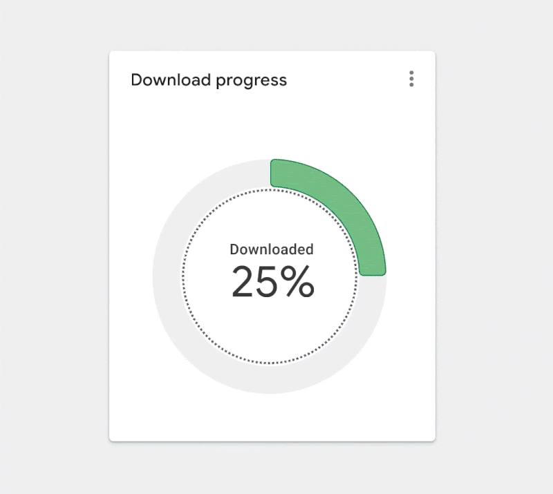 The animated ring of this loading indicator looks a lot like the skylight shown earlier