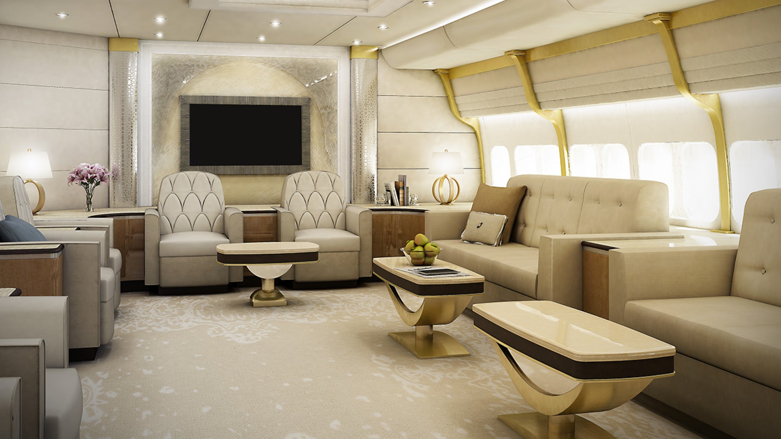 Boeing 7478 VIP por dentro