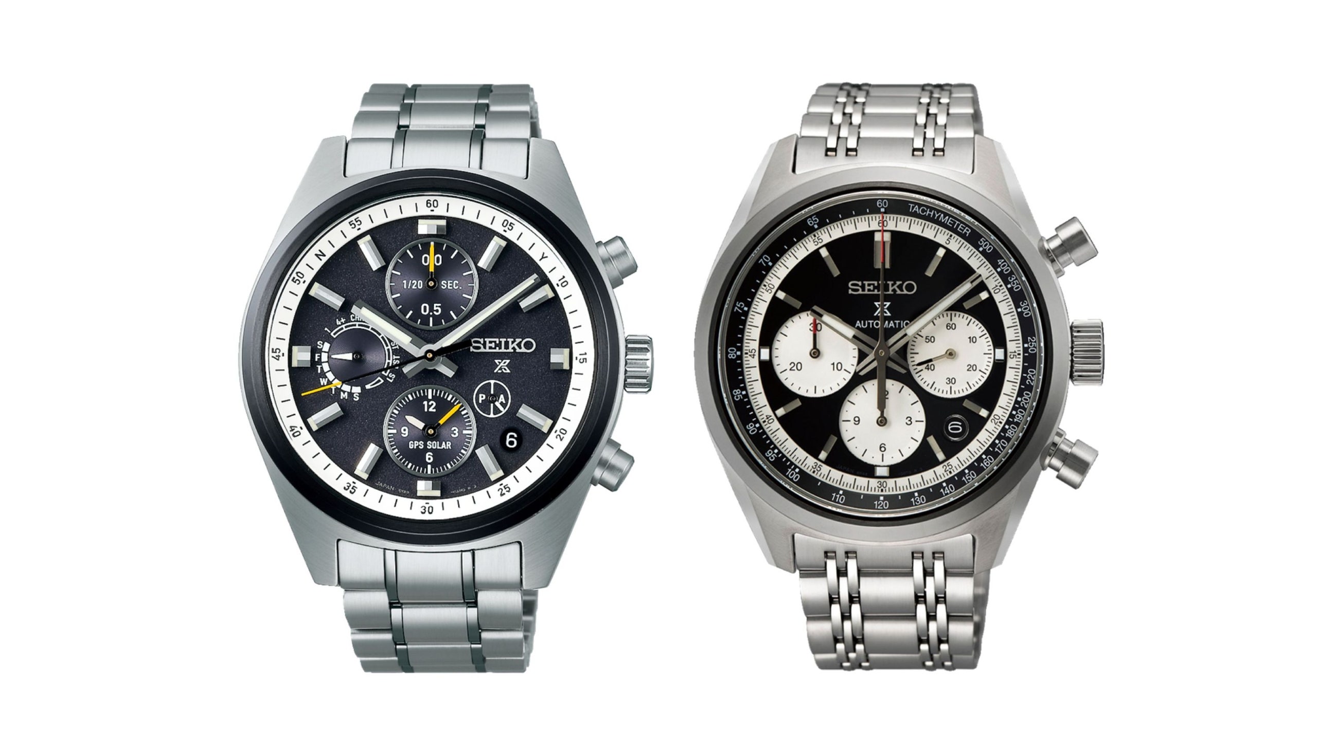 Collage con dos modelos Seiko Prospex Speedtimer 2024.