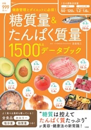 糖質量＆たんぱく質量 1500食品 データブック