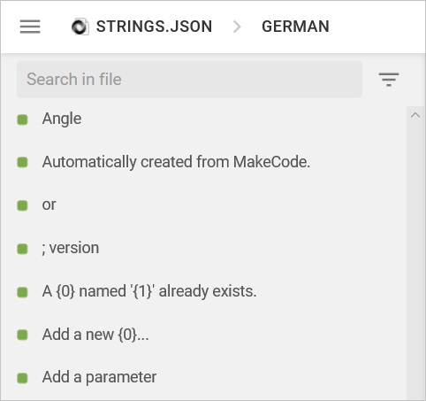 Strings file example