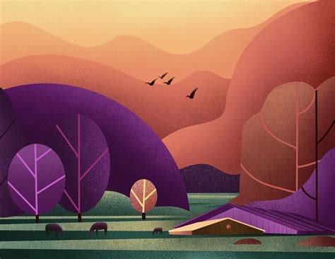 Digital Landscape Paintings :: Behance