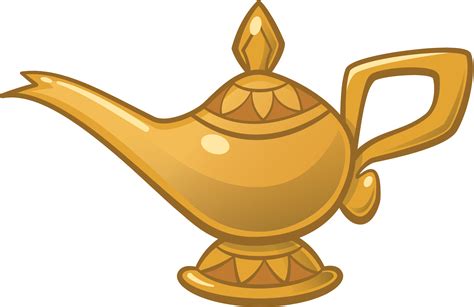 Download HD Genie Lamp With Smoke Clipart - Disney Aladdin Lamp ...