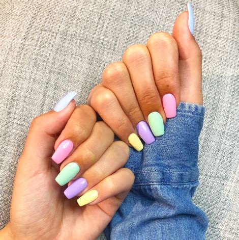 Rainbow Nails Are The Latest Must-Have Manicure: From Pastel Shades to ...