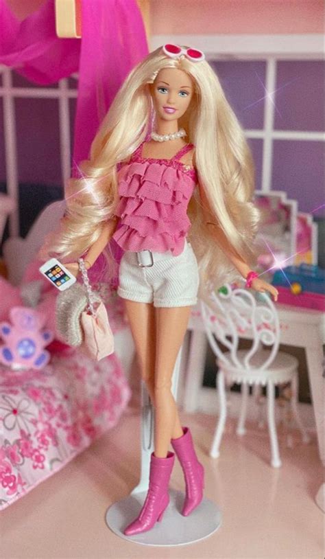 Pink frilly y2k Barbie doll