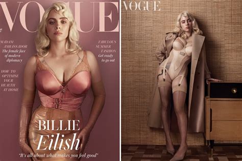 Billie Eilish poses for Vogue & shows off her curves in stunning new ...