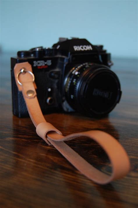 Leather Camera Wrist Strap - Oiled Veg Tanned Leather | Camera wrist ...