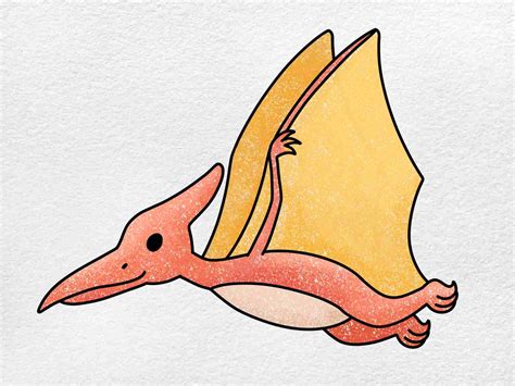 Draw a Pterodactyl - HelloArtsy