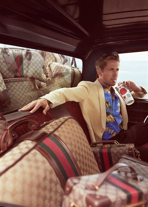 Ryan Gosling stars in the Gucci Valigeria advertising campaign - Fashionela