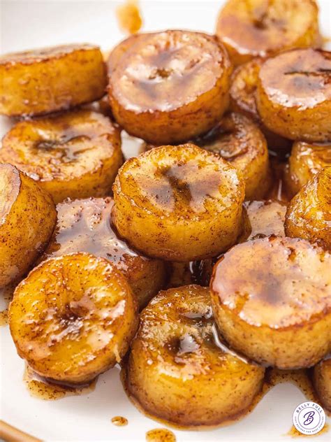 Pan Fried Bananas - Belly Full