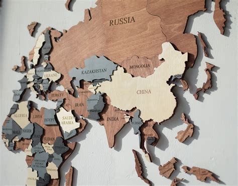 Wooden World Map Wall Art - Weepil Blog and Resources