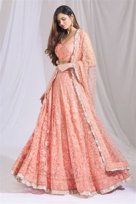 Buy Embroidered Lehenga Set by Ariyana Couture at Aza Fashions