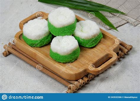 Putu ayu cake stock photo. Image of snack, wooden, vegan - 243532306