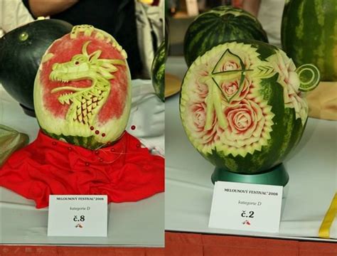 Artistic and Imaginative Watermelon Carvings