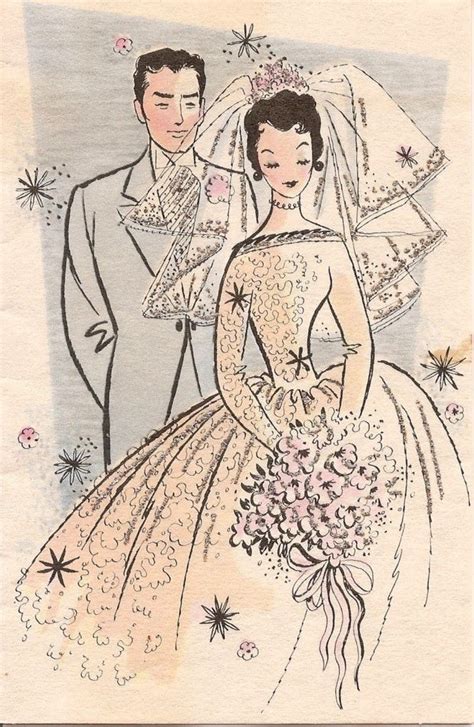 Vintage Greeting Card Vintage Wedding Cards, Vintage Bride, Vintage ...